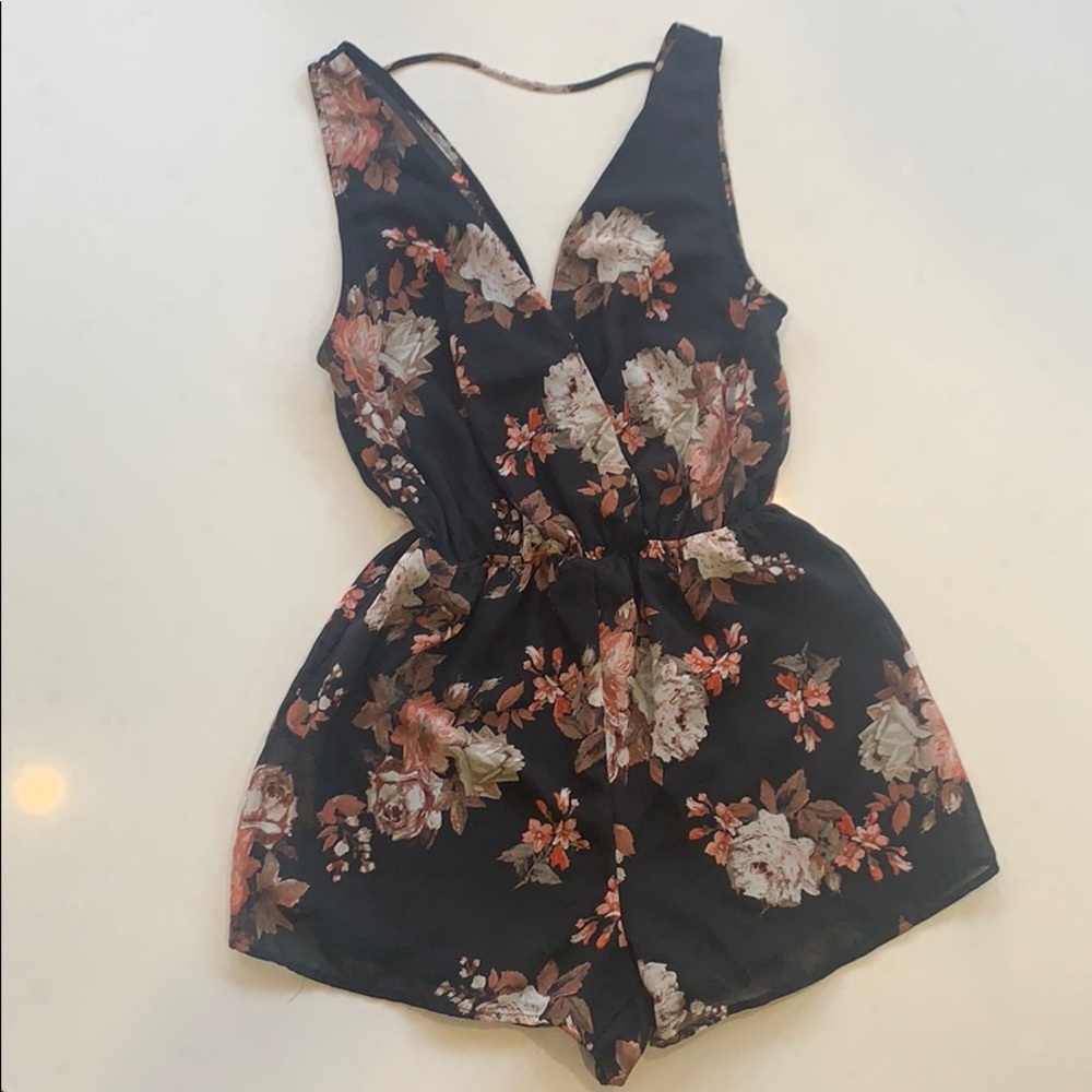 Stella Tank Shorts Romper Size M